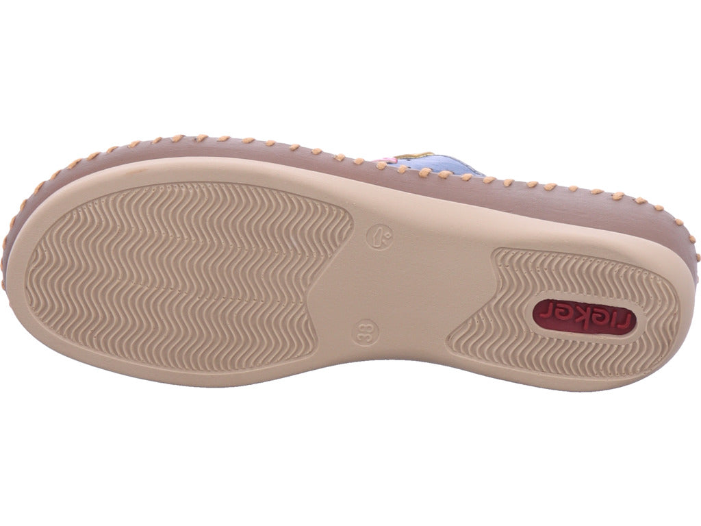 Rieker Damen Pantolette  in blau