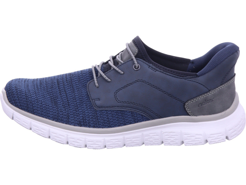 Rieker Herren Slipper Fsk Herren Halbschuhe in blau