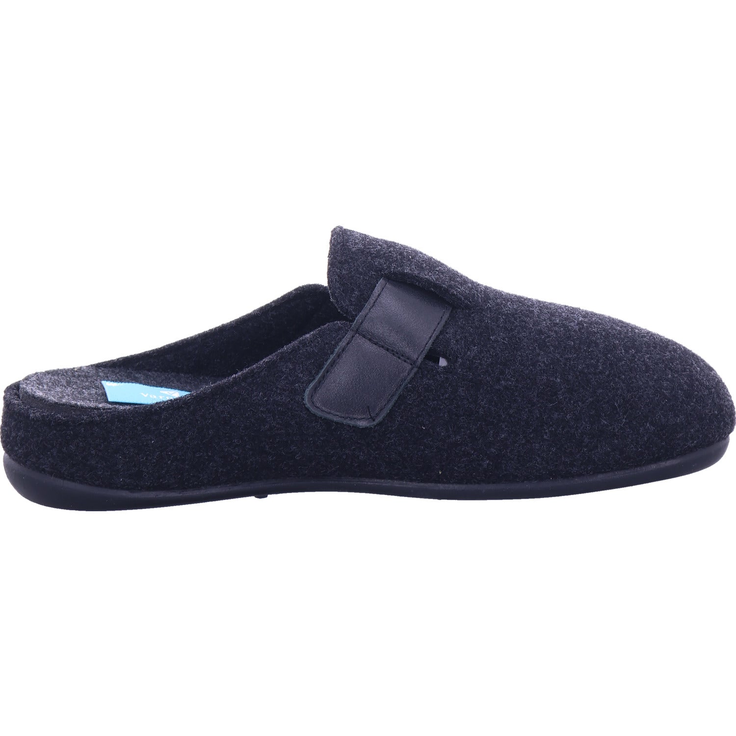 Florett Herren Hausschuh Carlo Pantoffel in schwarz