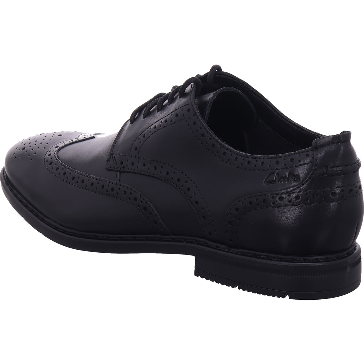 Pánská polobotka Clarks Banbury Tip v černé barvě