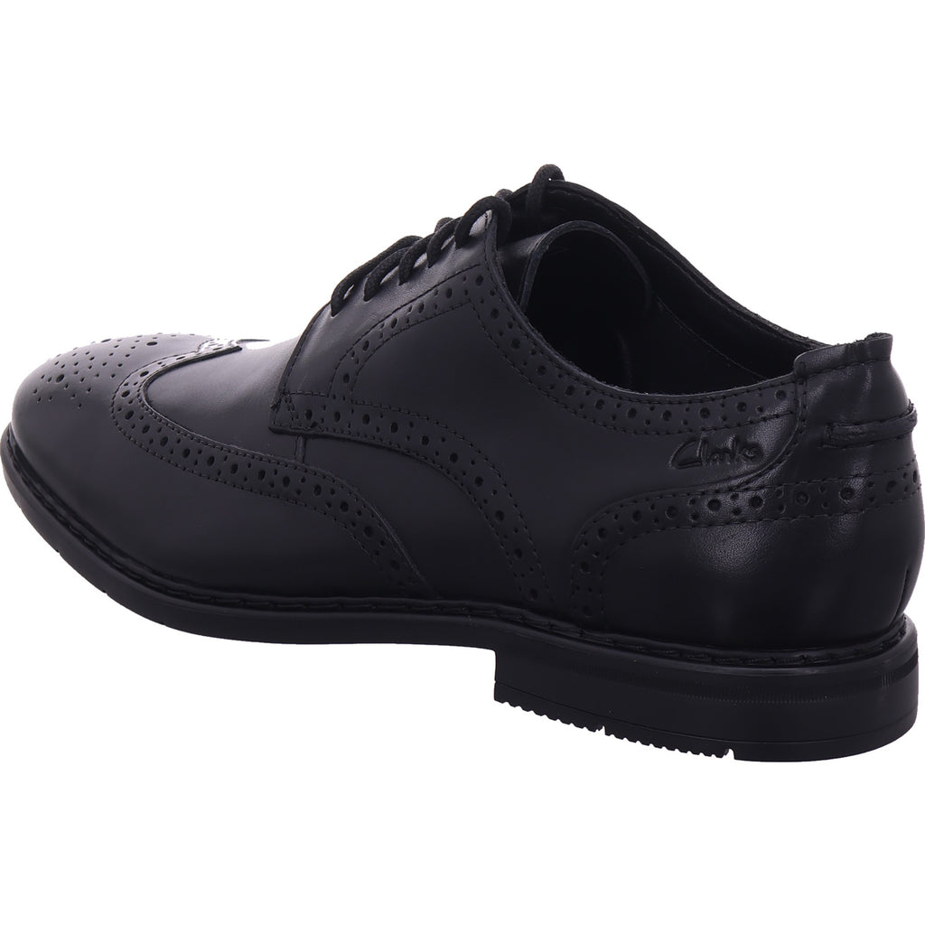 Clarks Herren Halbschuh Banbury Tip in schwarz