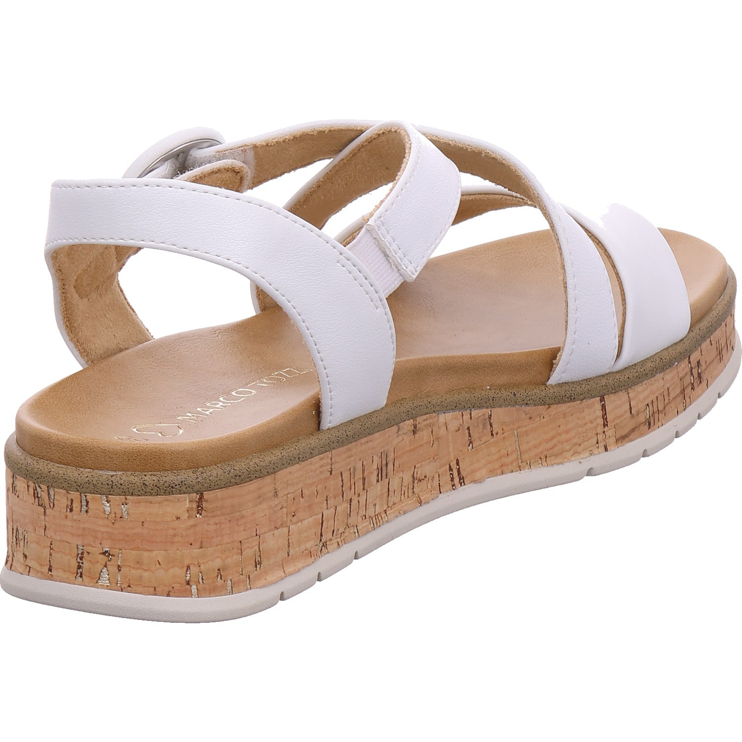 Marco Tozzi Damen Sandalette  in weiß