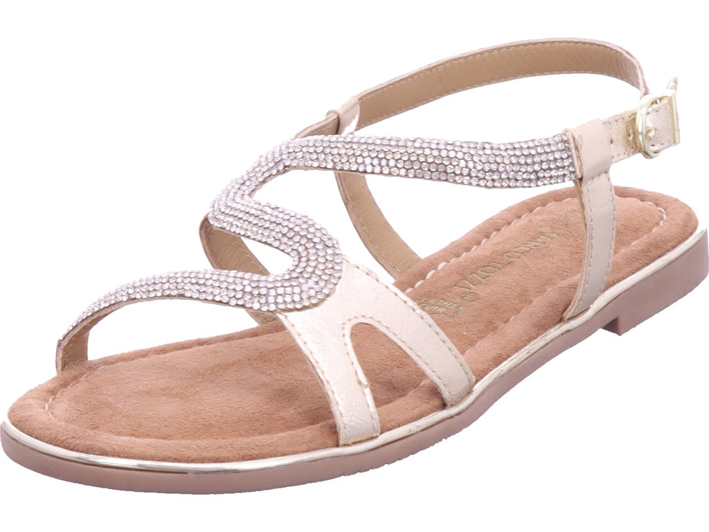 Marco Tozzi Damen Sandale  in gold
