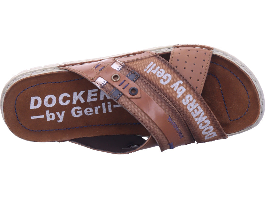 Dockers Herren Pantolette  in braun