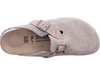 Birkenstock Boston Braided Suede mules in brown