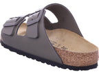 Birkenstock Men's Arizona Natural Leather Sandal in Grey