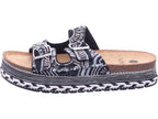La Strada Damen Pantolette  in schwarz
