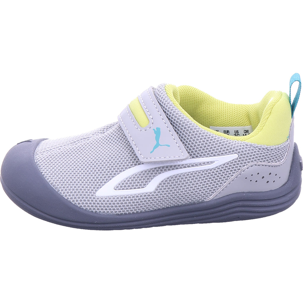 Puma Unisex - Kinder Lauflernschuh Kitten Mesh V Inf in grau