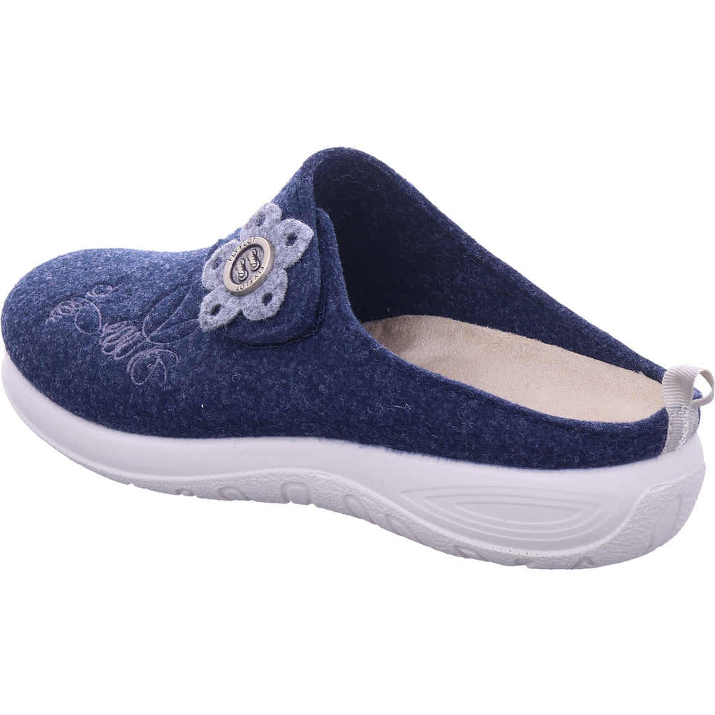 Fly Flot Damen Hausschuh  in blau