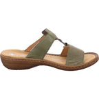 Rieker Damen Pantolette  in grün
