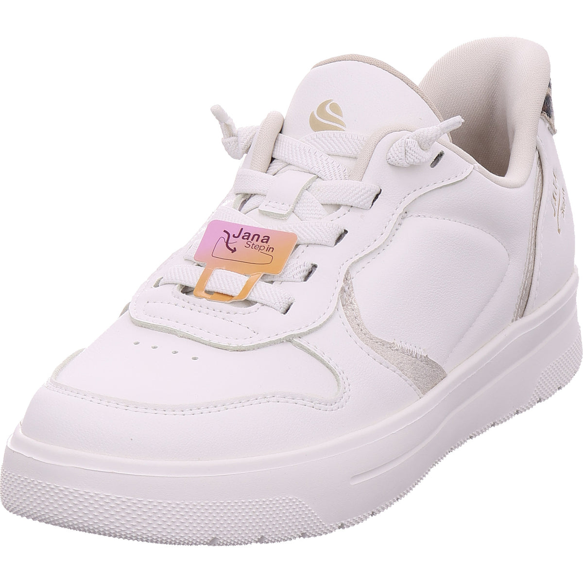 Jana women's slippers in white