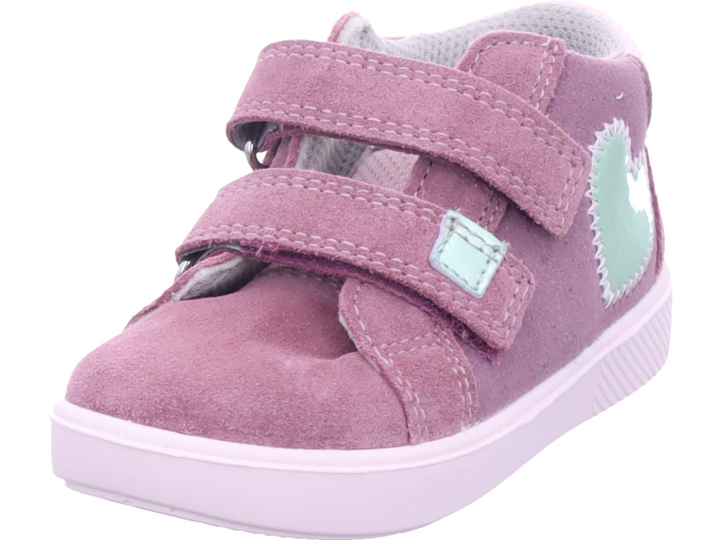 Legero girls' leather ankle boots in purple