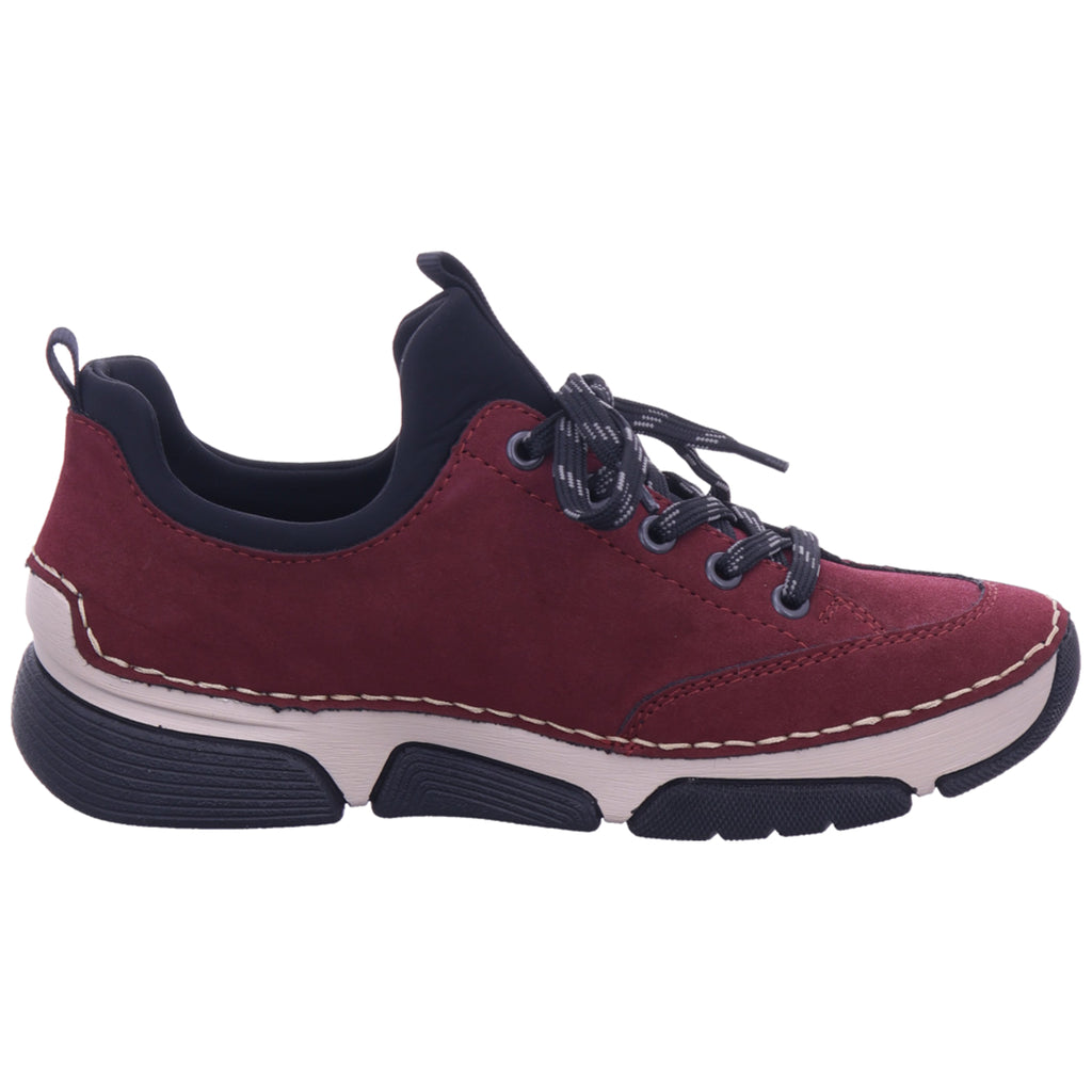 Rieker Damen Sneaker Hwk Damen Halbschuhe in rot