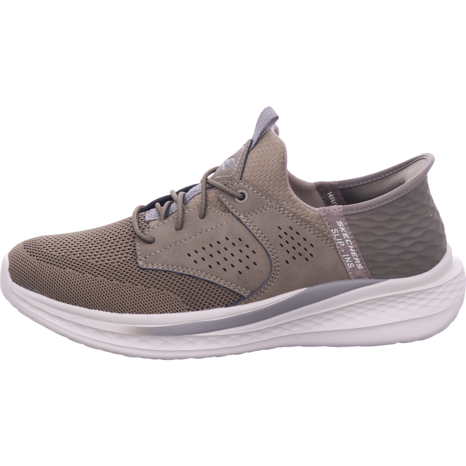 Pánské pantofle SKECHERS v hnědé barvě
