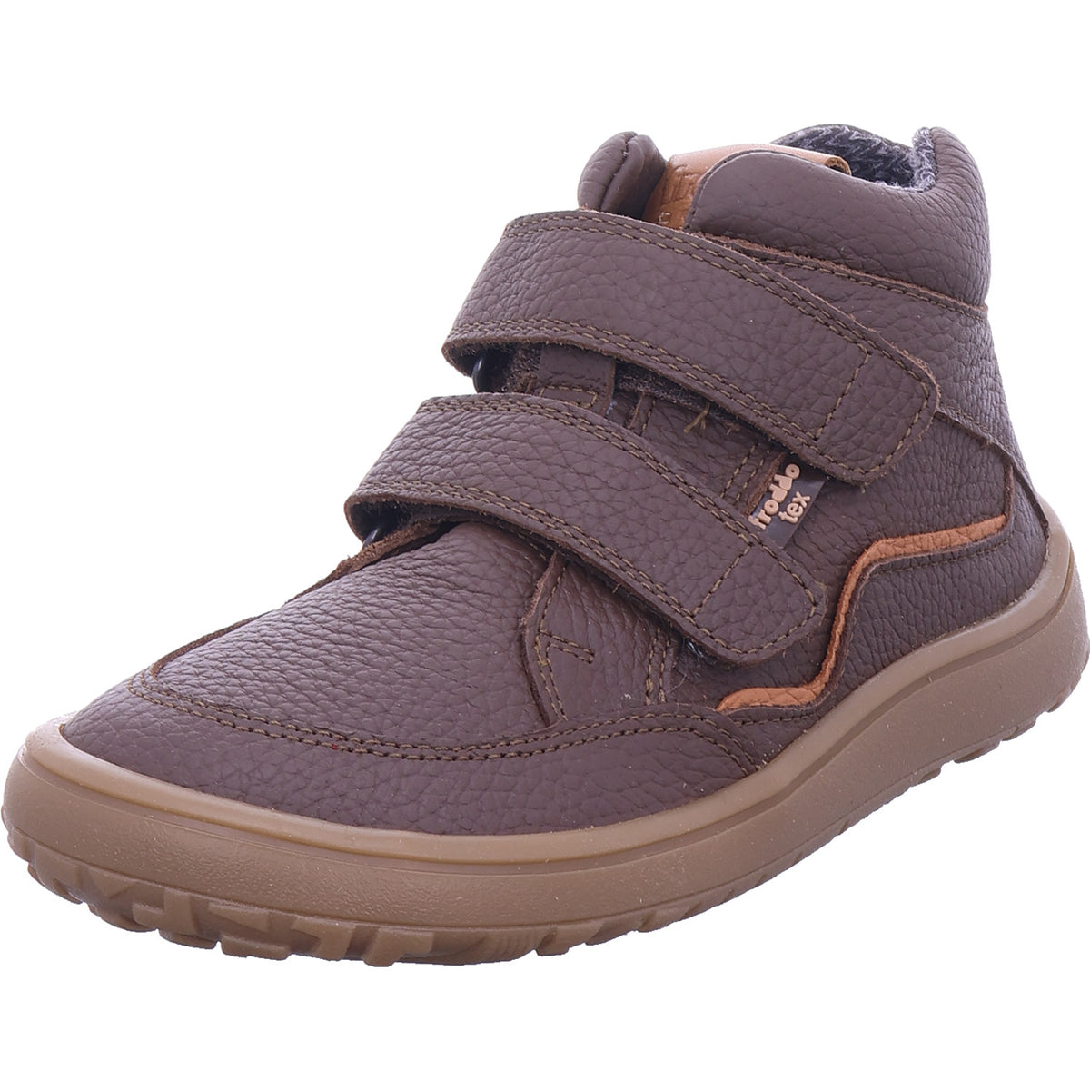 Dětské barefoot boty Froddo pro kluky v hnědé barvě