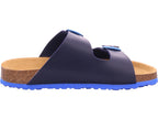Lico Jungen Hausschuh Bioline Kids in blau