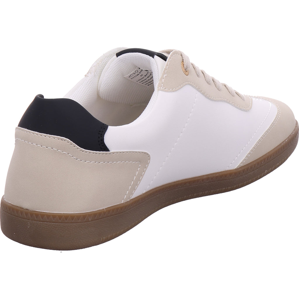 s.Oliver women's sneakers in beige