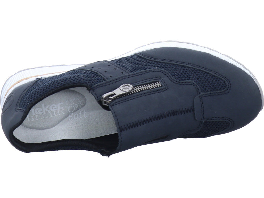 Rieker Women's Slip-On Shoes, Women's Flats in Blue