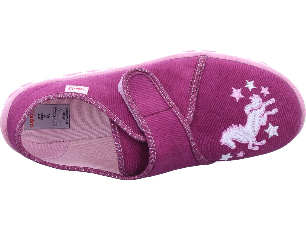 Dívčí textilní pantofle Legero \ Bonny v červené barvě