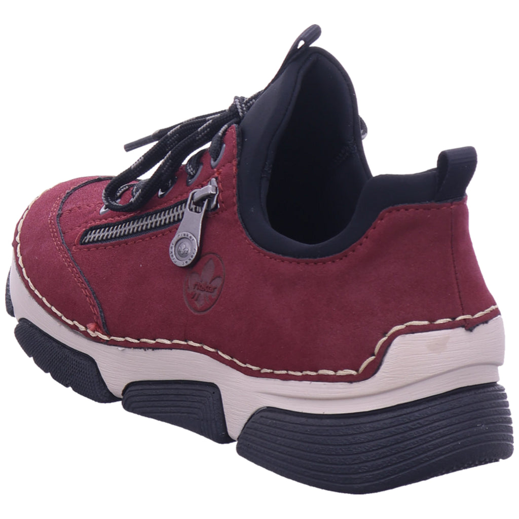 Rieker Damen Sneaker Hwk Damen Halbschuhe in rot