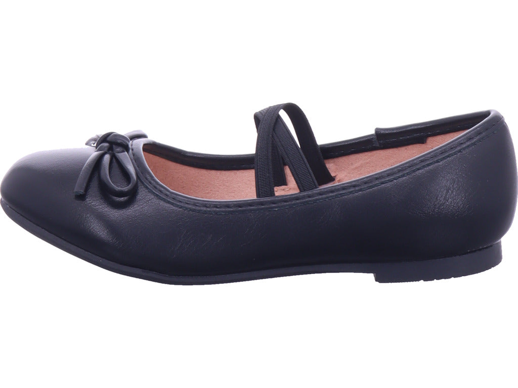 Planet Footwear Girls' Ballerina in black