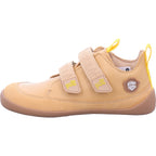 Affenzahn Jungen Halbschuh Barfußschuh Leder Buddy Tiger in beige