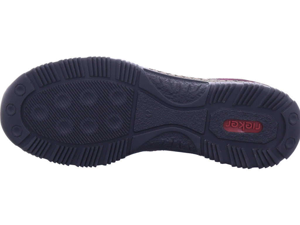 Rieker Damen Slipper Hwk Damen Halbschuhe in lila
