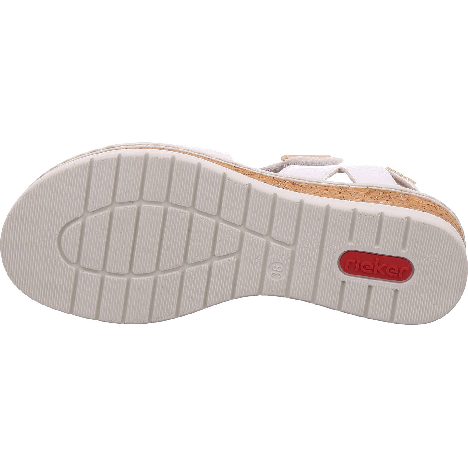 Rieker Women's Sandal in white