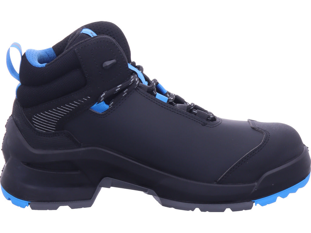 Pánská pracovní obuv Albatros Taraval Black/Blue Mid S3L ESD, černá