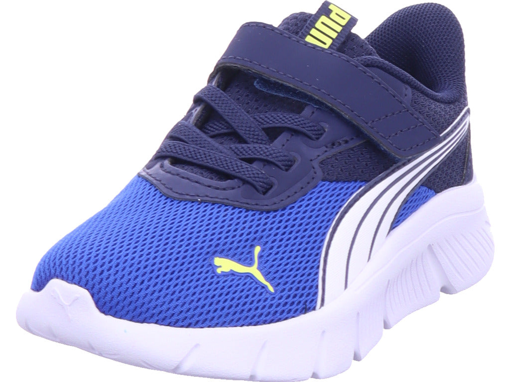 Chlapecká sportovní bota Puma Flexfocus Modern Ac v modré barvě