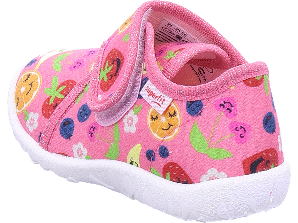 Dívčí pantofle Legero Spotty v červené barvě