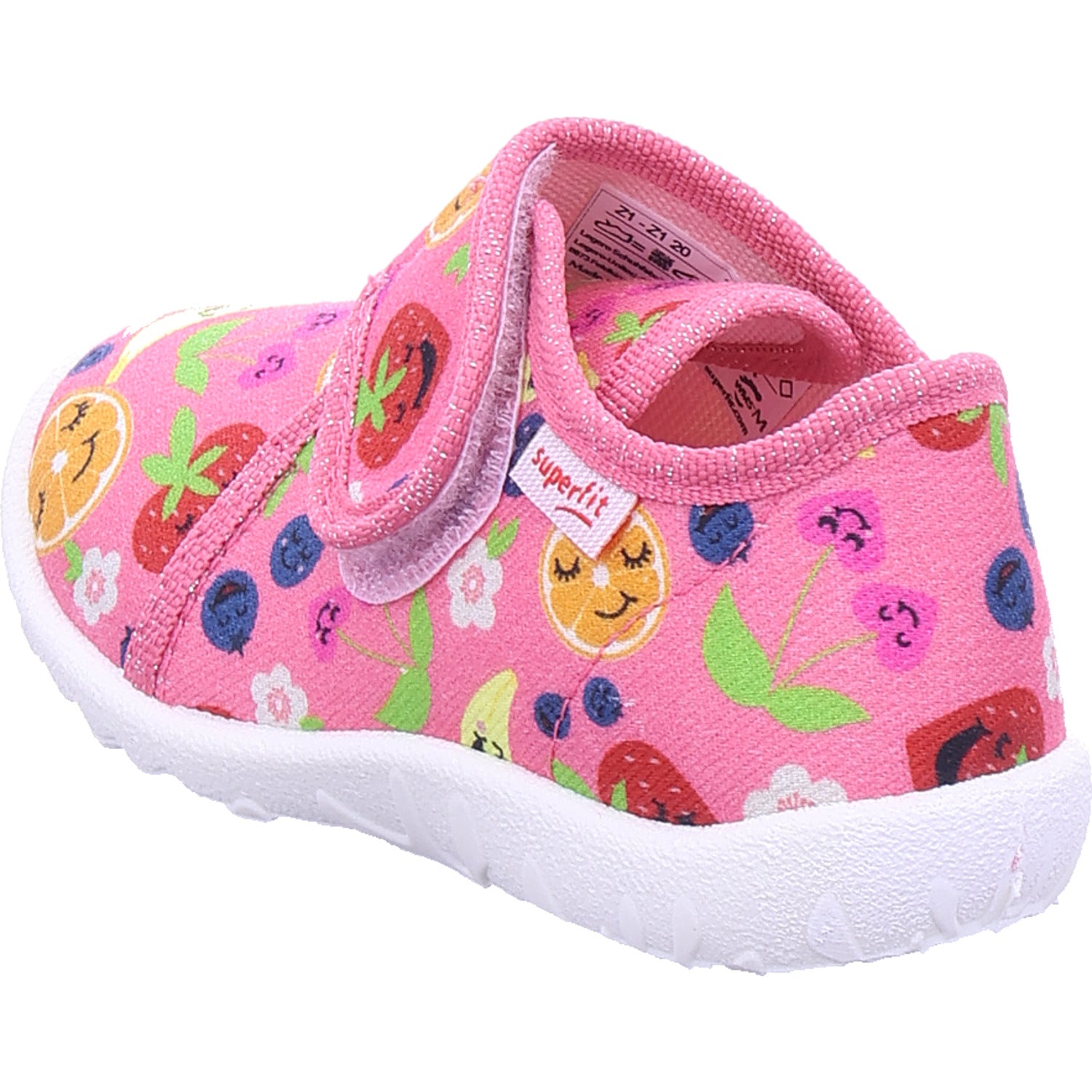 Superfit girls' slipper Spotty in red