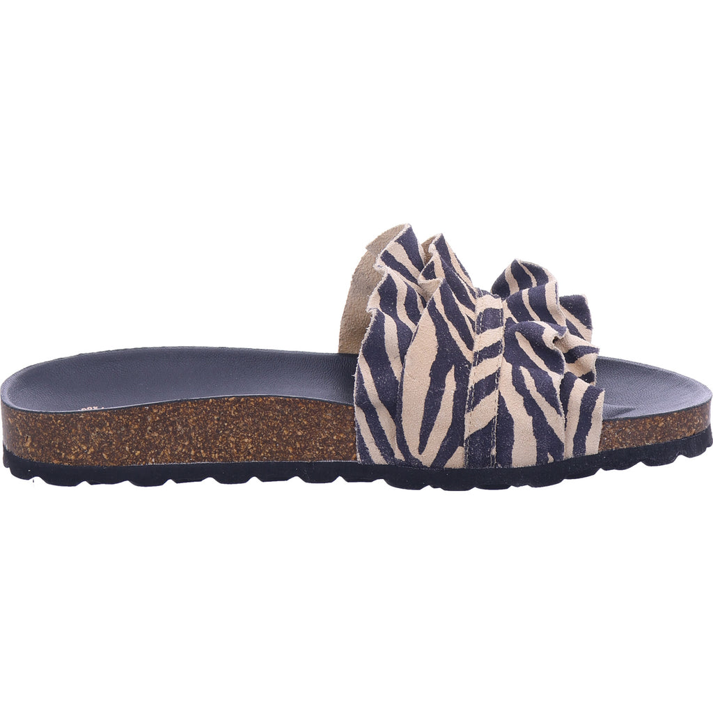 Verbenas Damen Pantolette  in schwarz