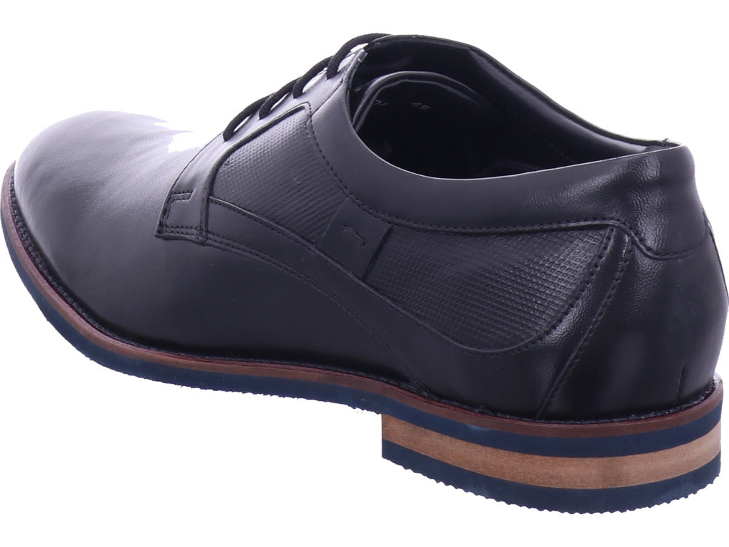 Mustang Herren Businessschuh Schwarz Metrometro in schwarz