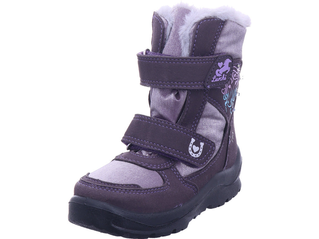 Lurchi Girls' Moon Boots in Blue