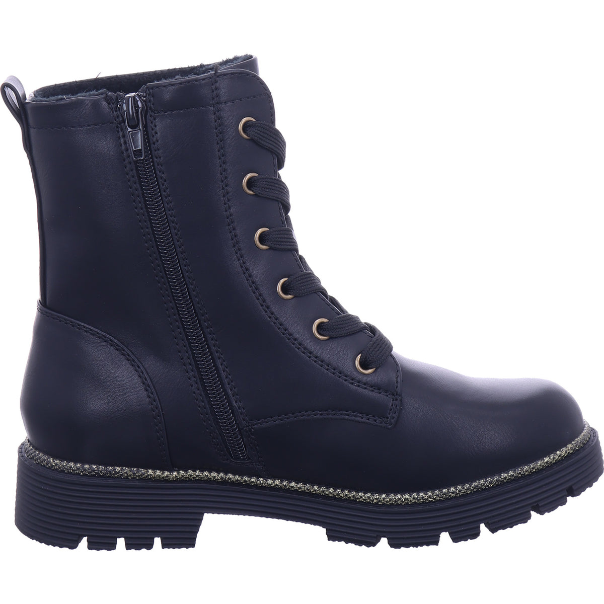 Dívčí kotníkové boty Planet Footwear v černé barvě