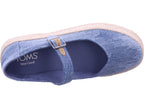 TOMS Women's Espadrille Flats in blue