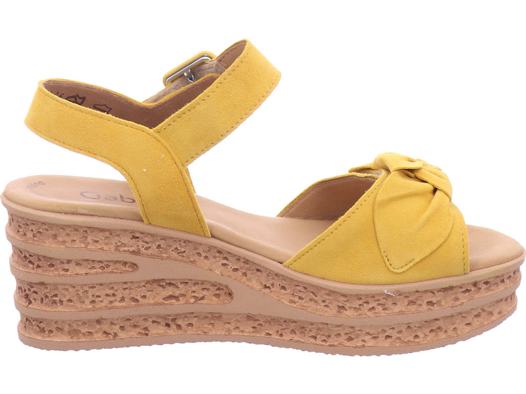 Gabor Damen Sandalette  in gelb