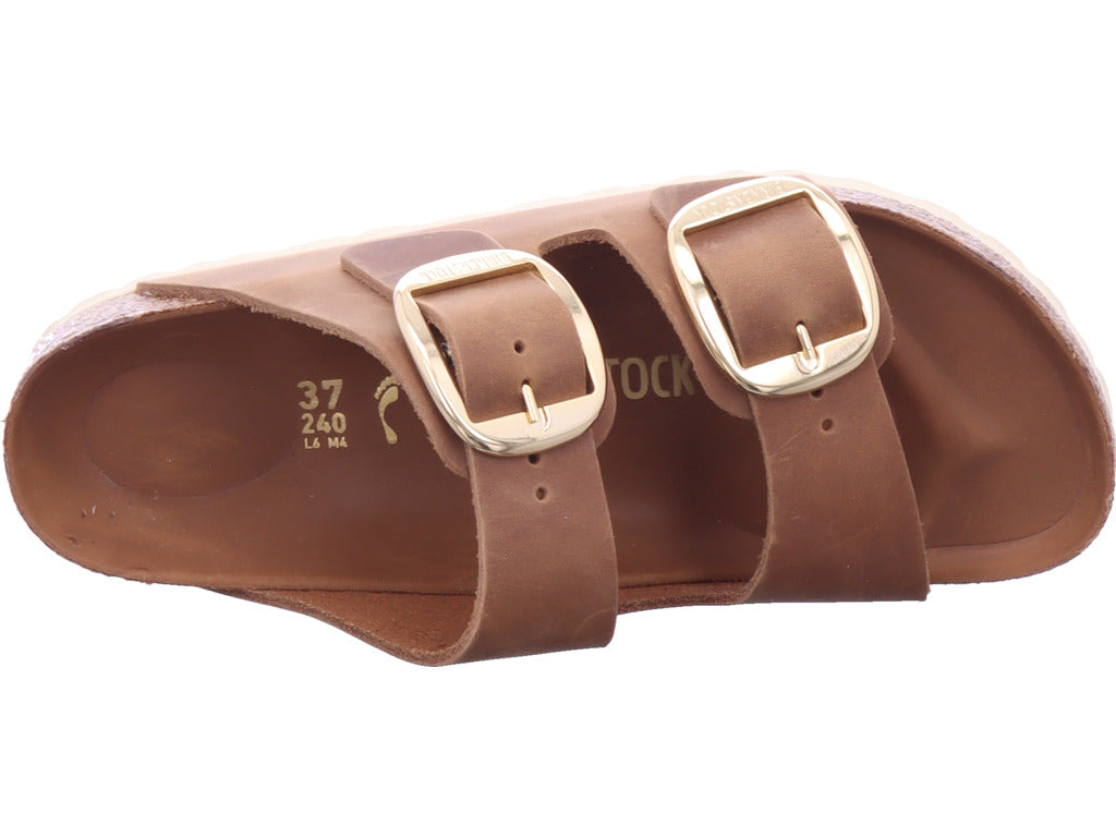 Birkenstock Women's Arizona Big Buckle Mule in brown
