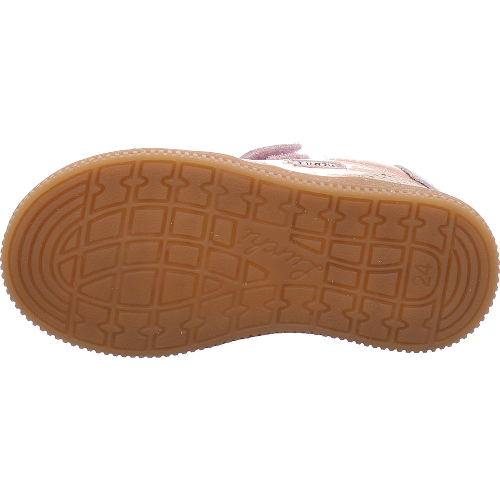 Lurchi dívčí polobotky Fejsca Barefoot v růžové barvě