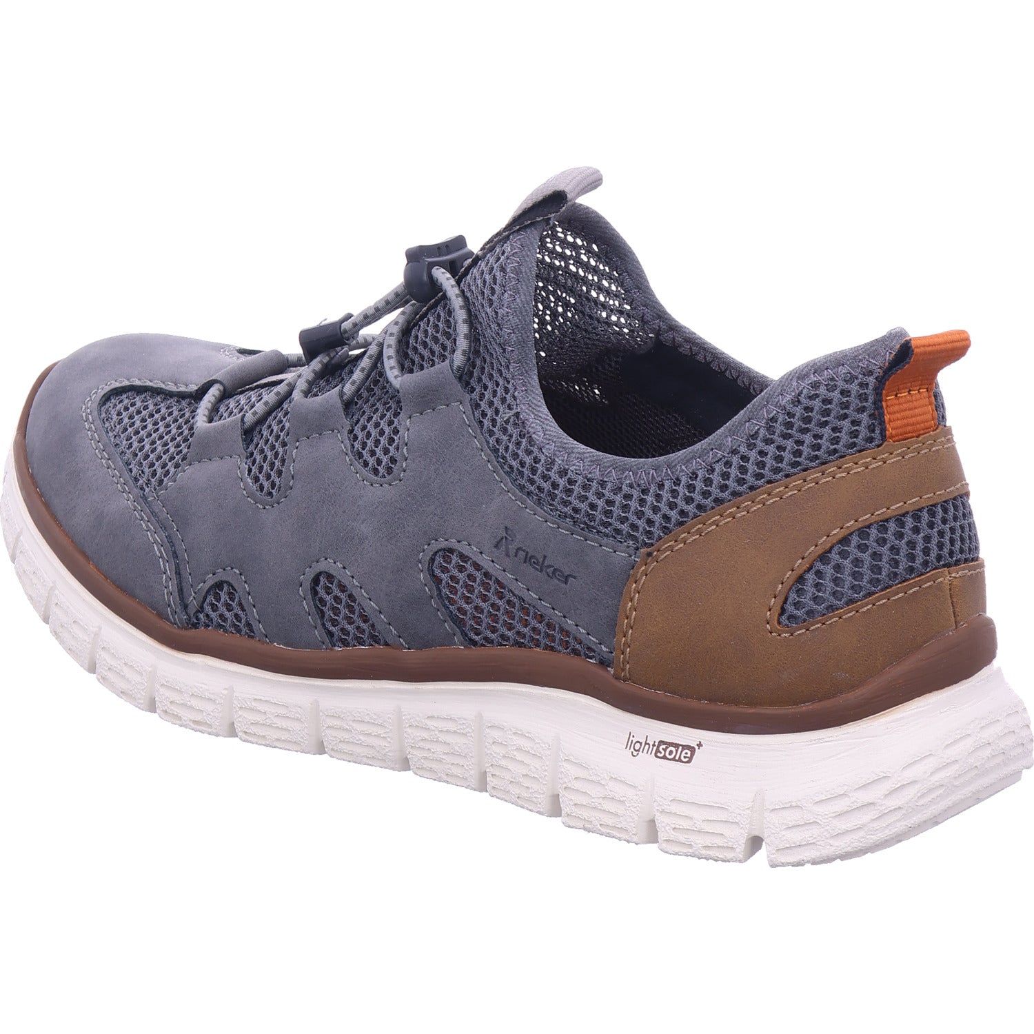 Pánské pantofle Rieker v šedé barvě