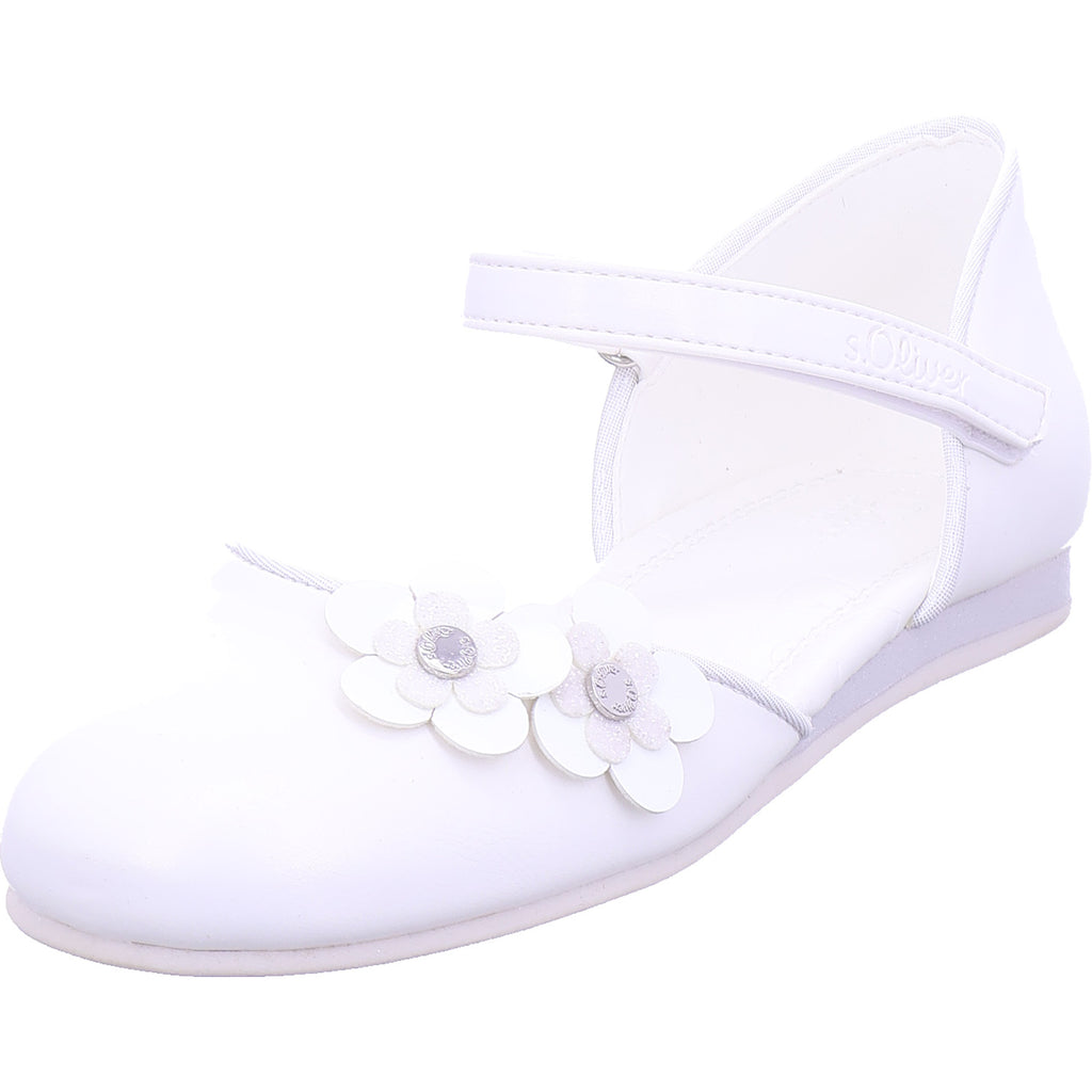 s.Oliver Girls' Ballerina Flats in white