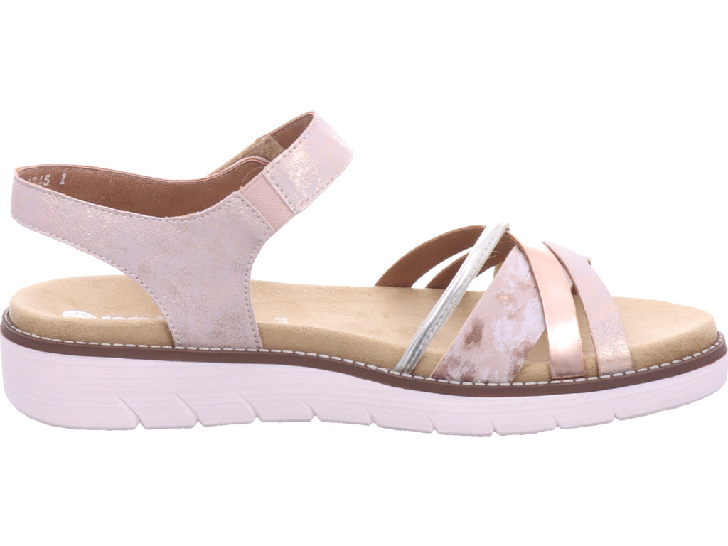 Remonte Damen Pantolette Remonte Sandale in rose