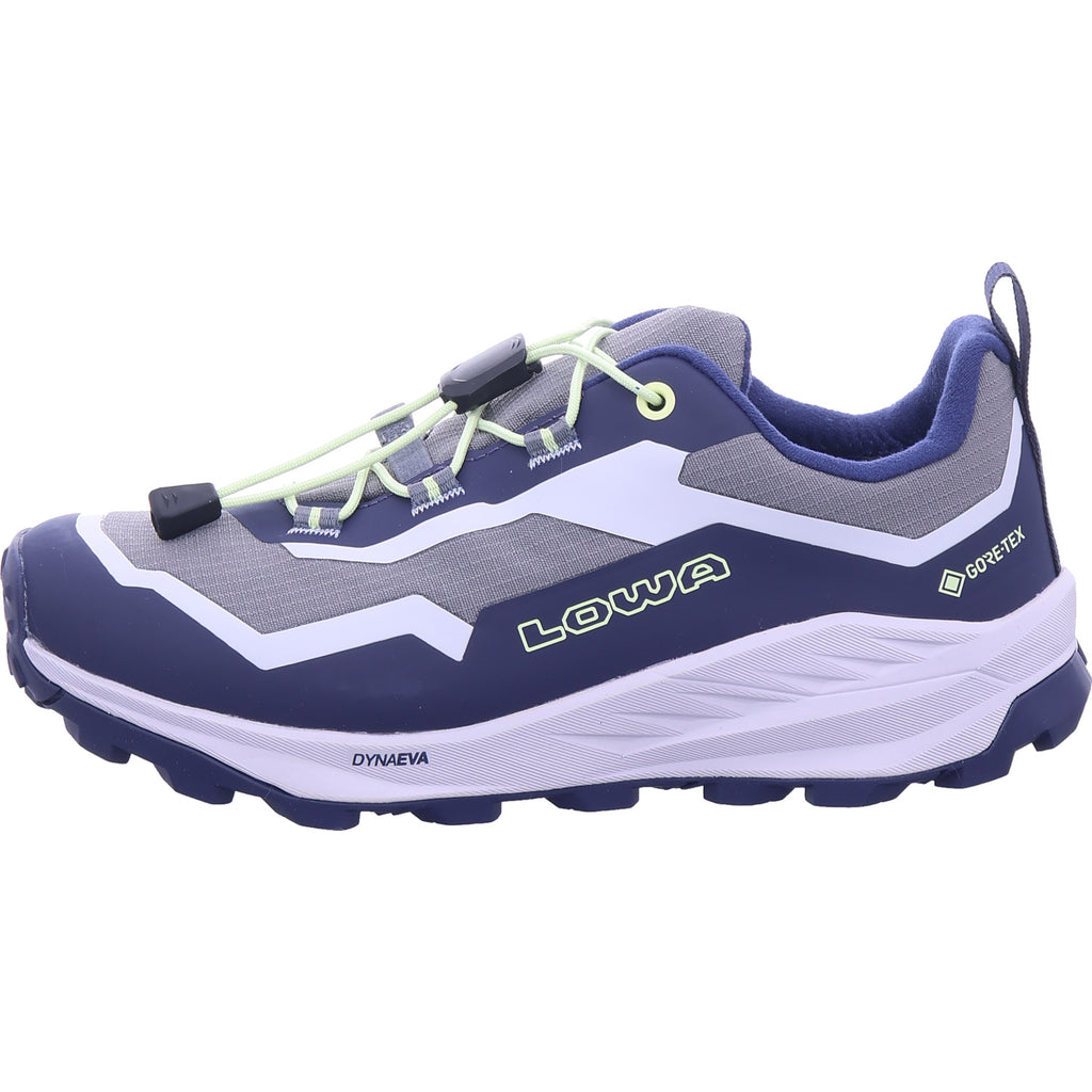 Lowa Boys' Hiking Shoes Trailux GTX Lo Jr in blue