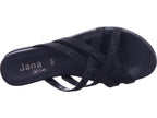 Jana Damen Pantolette  in schwarz