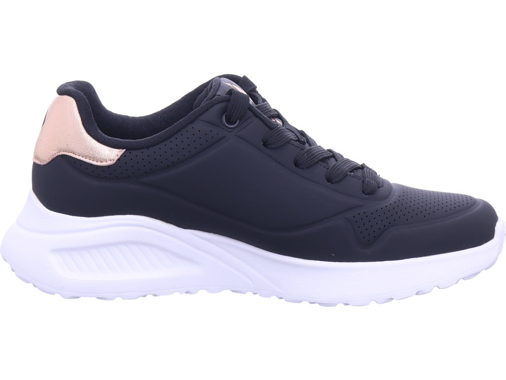 SKECHERS Damen Sneaker Uno Lite in schwarz