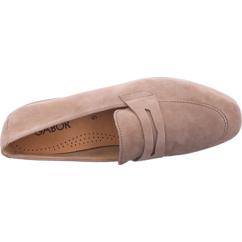 Gabor women's slip-ons in brown
