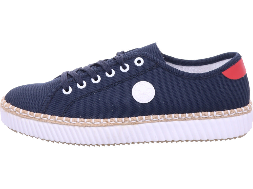 Rieker Women's Textile Shoe Fsk Women's Loafers in Blue