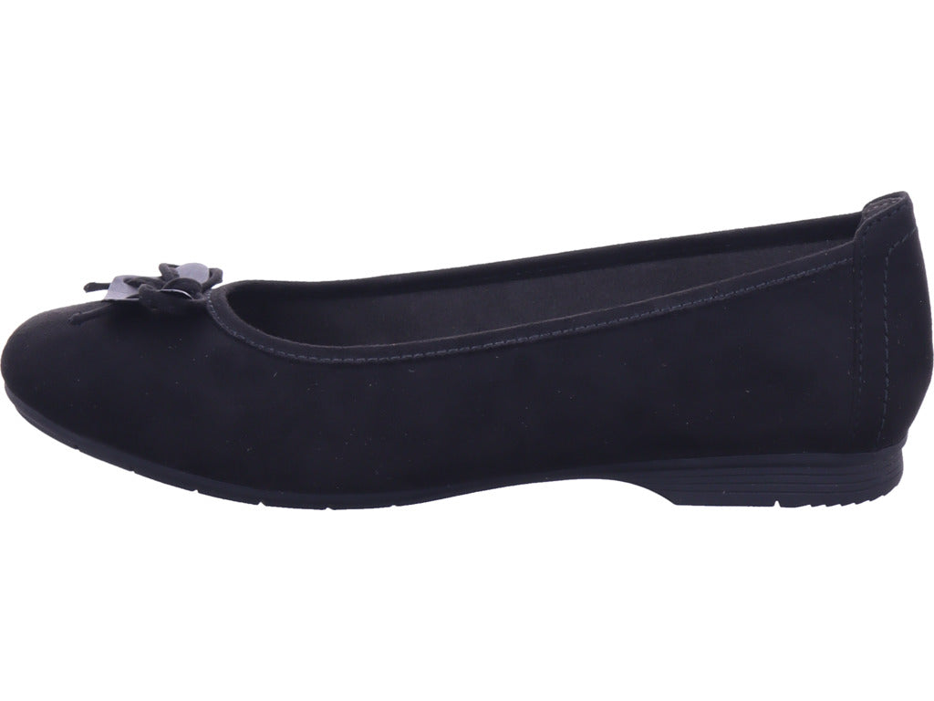 Jana Damen Ballerina M2216341 in schwarz