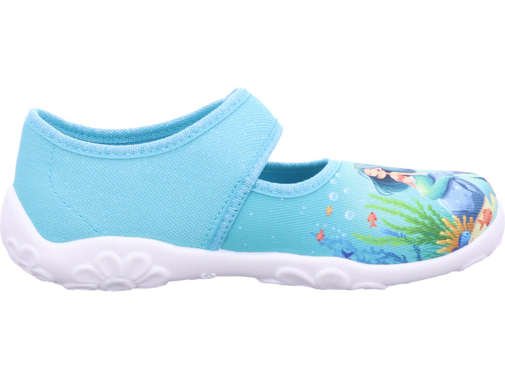 Legero girls' house shoe Bonny in blue